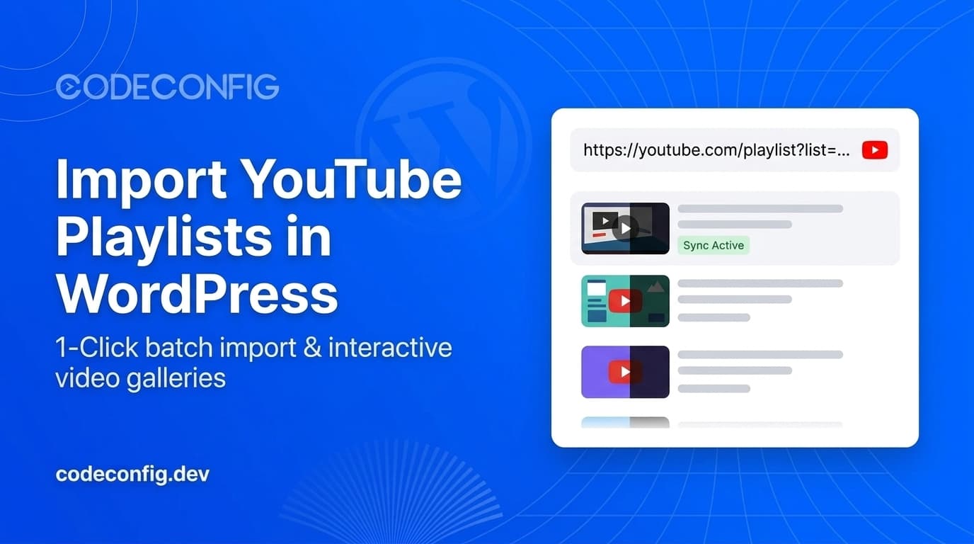 How to Import YouTube Playlists into WordPress (Step-by-Step Guide)