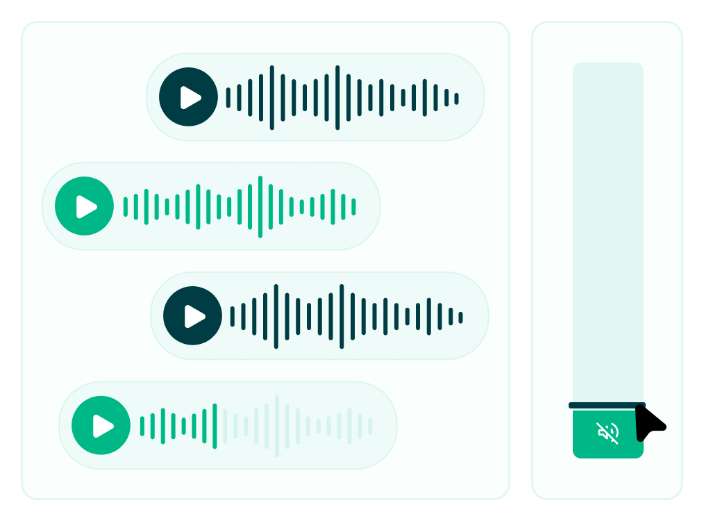 Mute sounds control in Accessiy