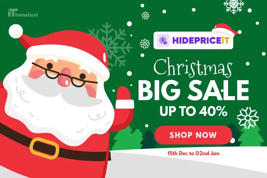 Best WordPress Christmas Deals And New Year Offers In 2025-2026 51 HIDEPRICEiT christmas banner