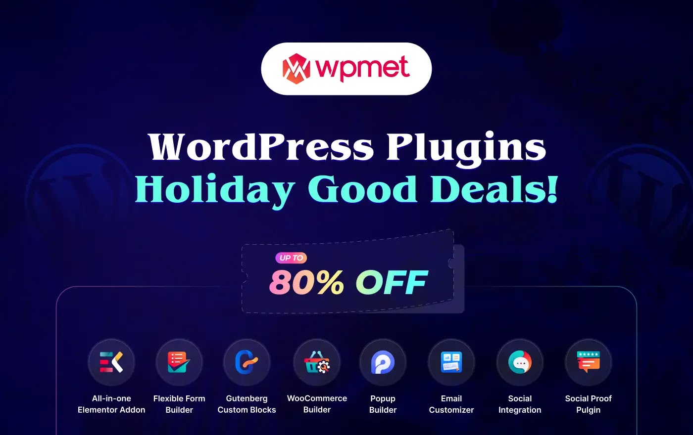 Best WordPress Christmas Deals And New Year Offers In 2025-2026 8 Wpmet Bundle christmas banner