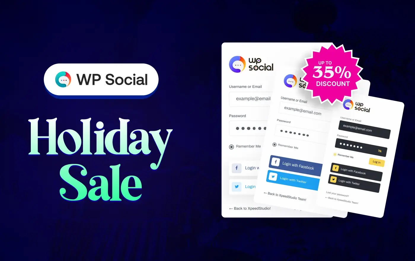 Best WordPress Christmas Deals And New Year Offers In 2025-2026 30 WP Social christmas banner