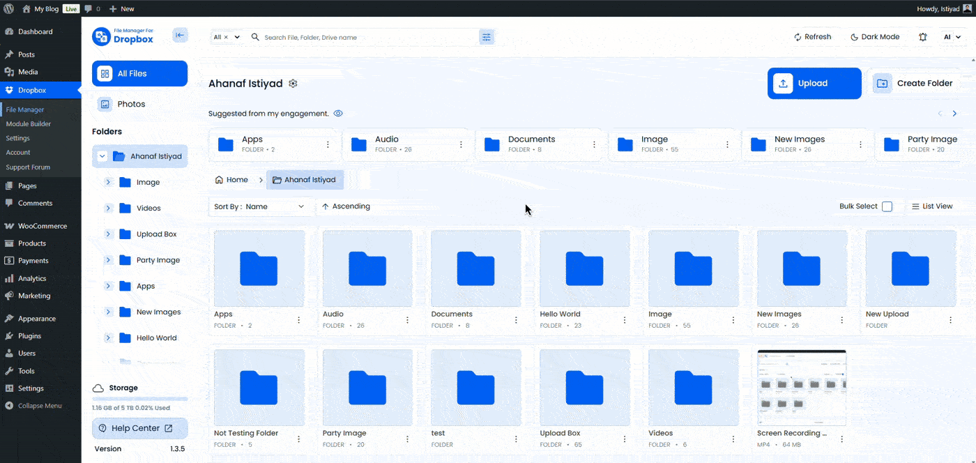 How to Get Dropbox Image Link for WordPress Website