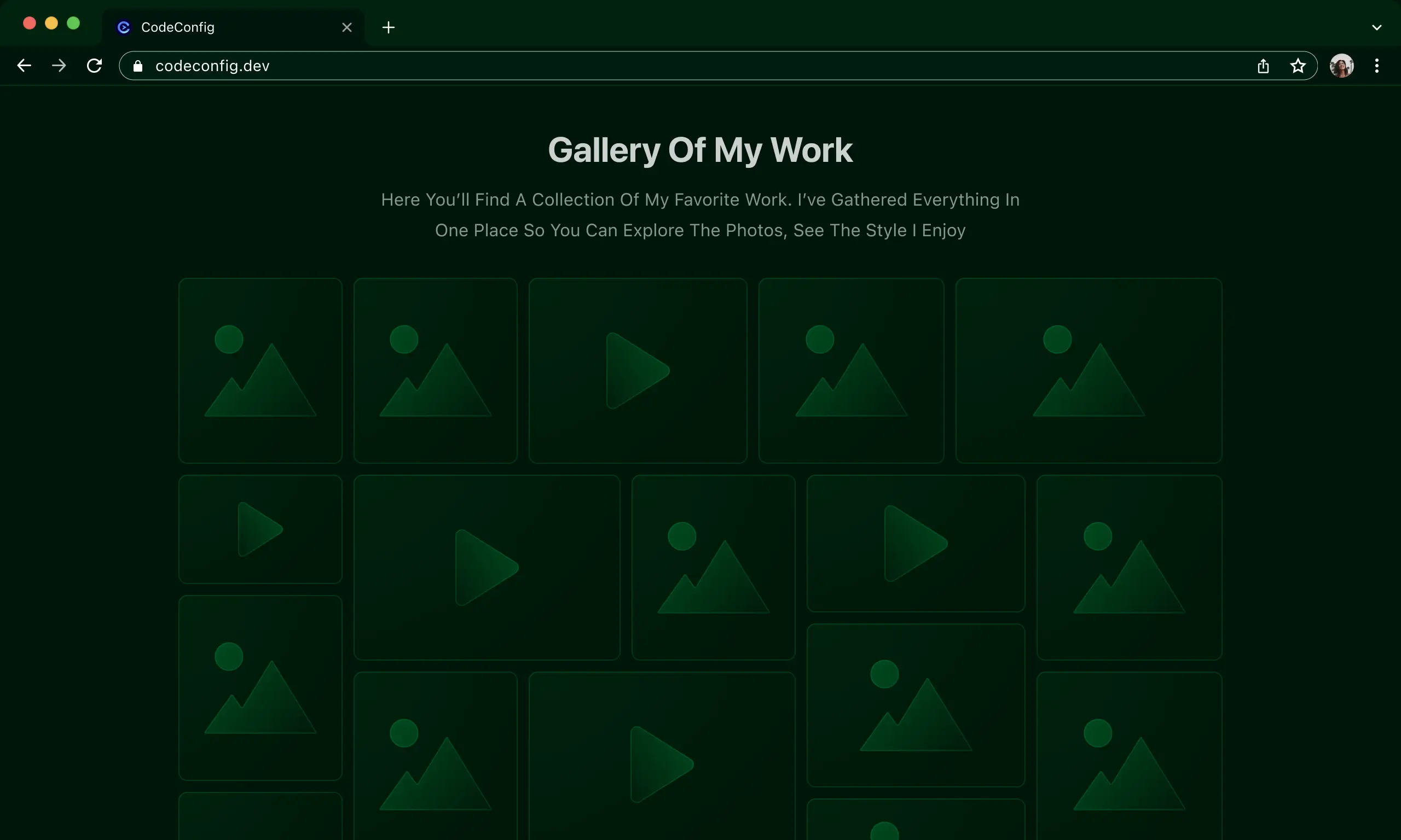 Showing the demo image of the Gallery Module of Integration for Google Drive