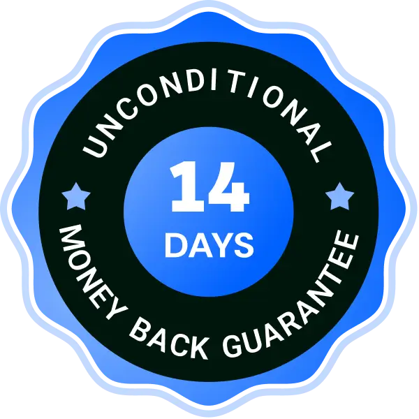 14 days money back guarantee