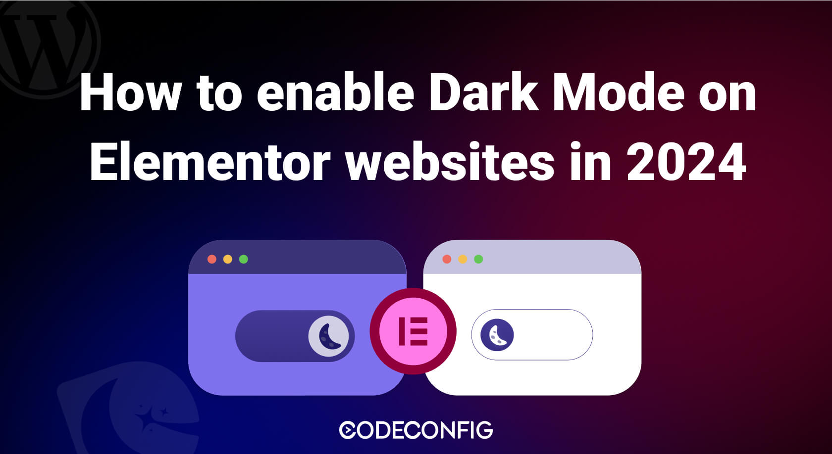 How to enable Dark Mode on Elementor websites in 2024