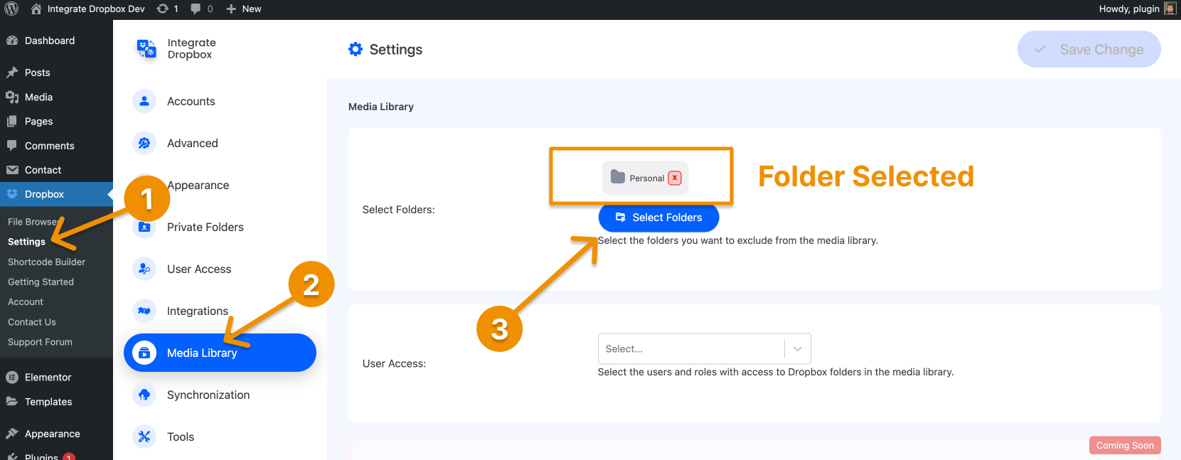 Sync Dropbox With WordPress Media Library