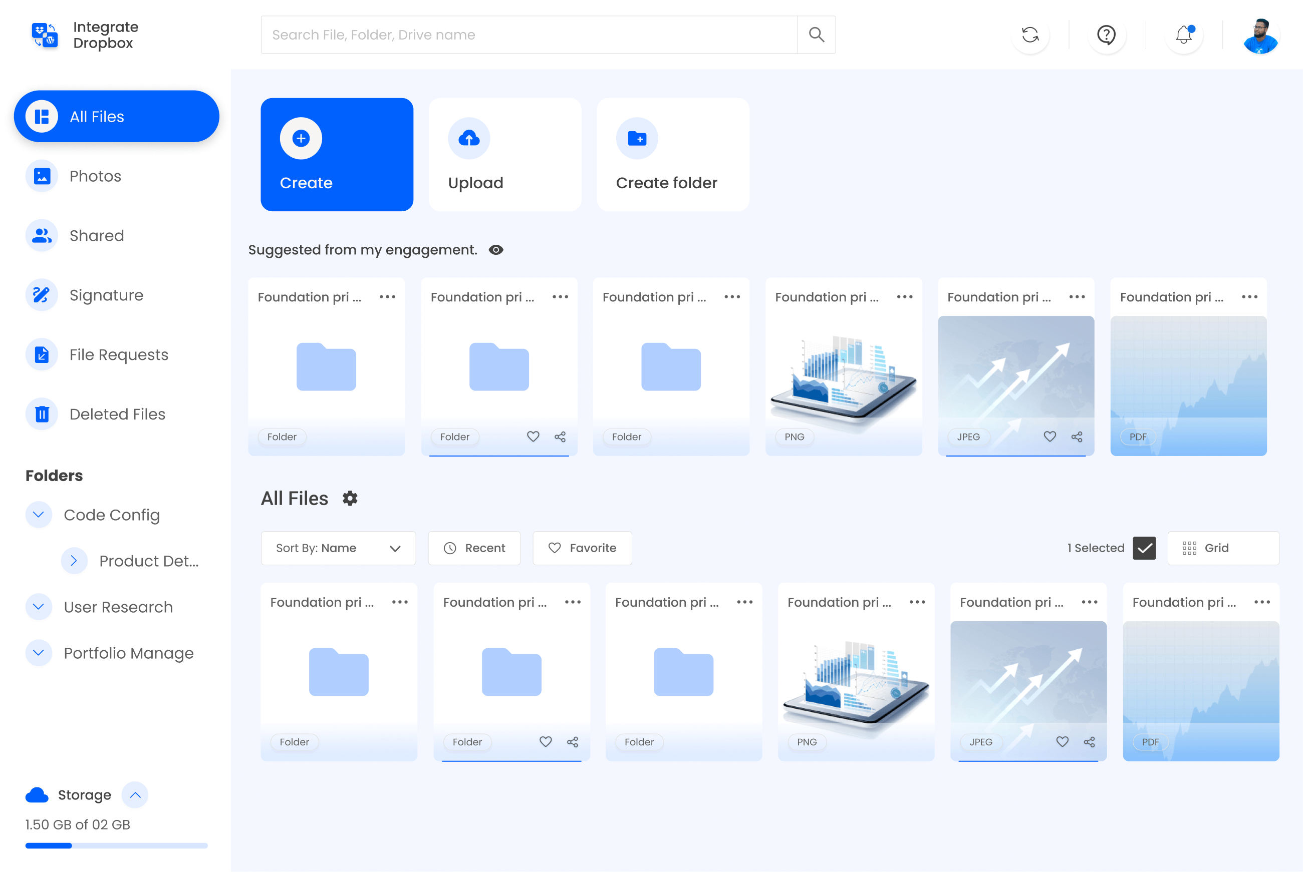 Integrate Dropbox