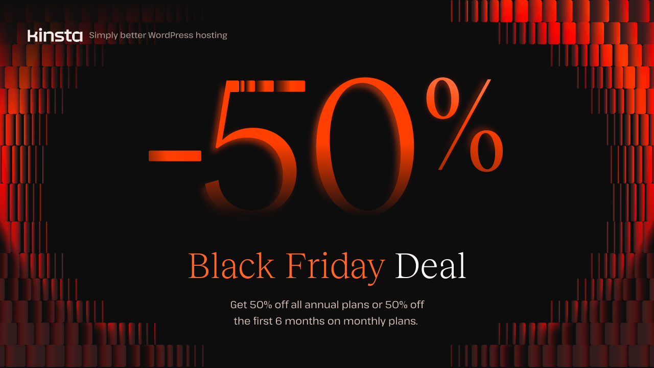 kinsta black friday