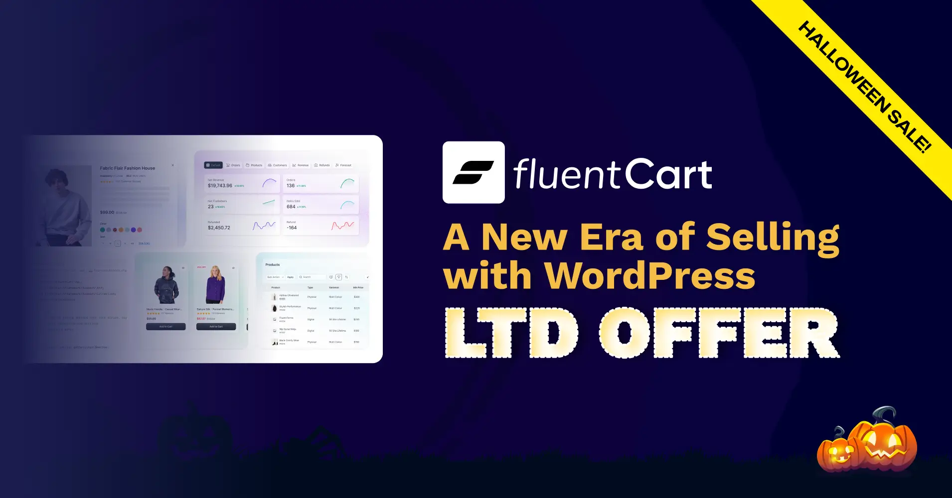 Best WordPress Halloween Deals 2025 (100+ Deals) 6 FluentCart