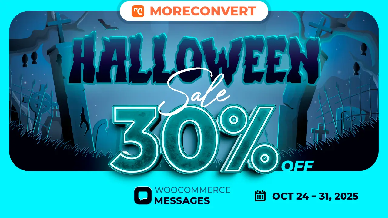 Best WordPress Halloween Deals 2025 (100+ Deals) 85 WooCommerce Messages Plugin