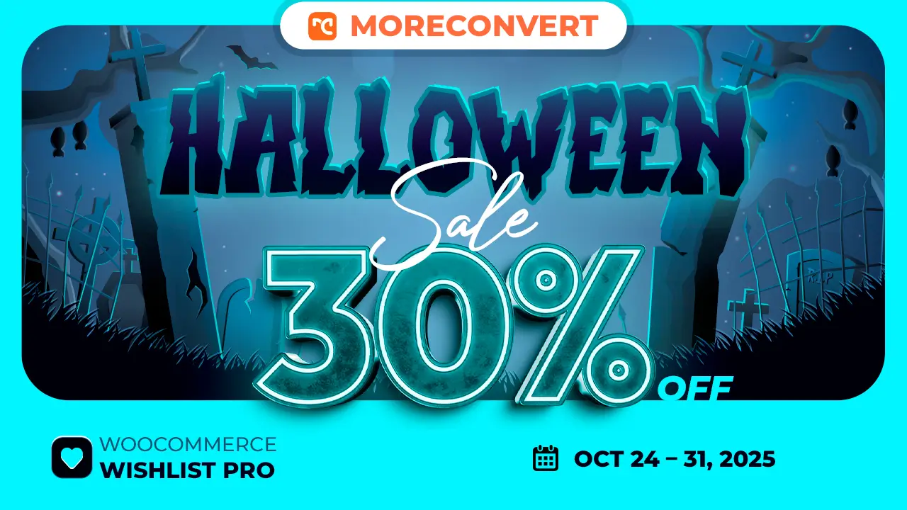 Best WordPress Halloween Deals 2025 (100+ Deals) 26 WooCommerce Wishlist Pro