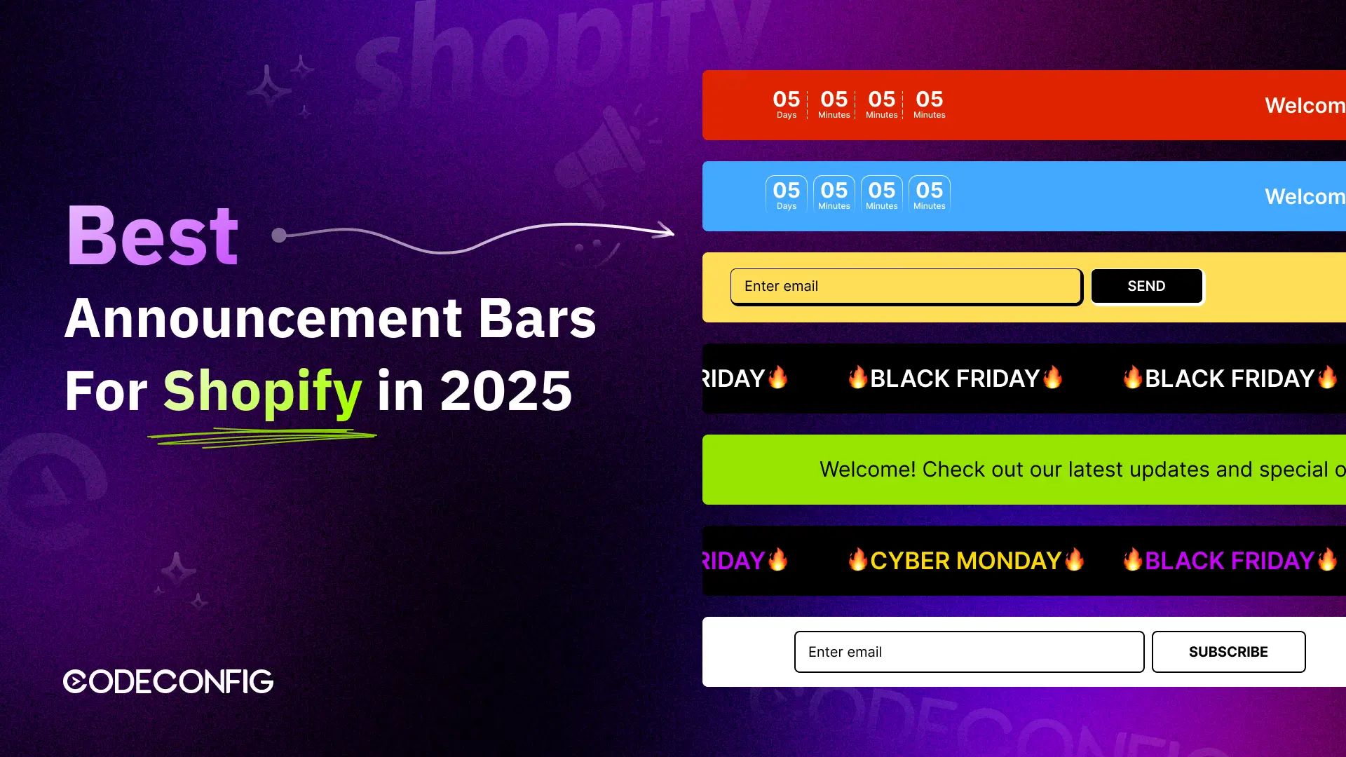 Best Announcement Bars For Shopify