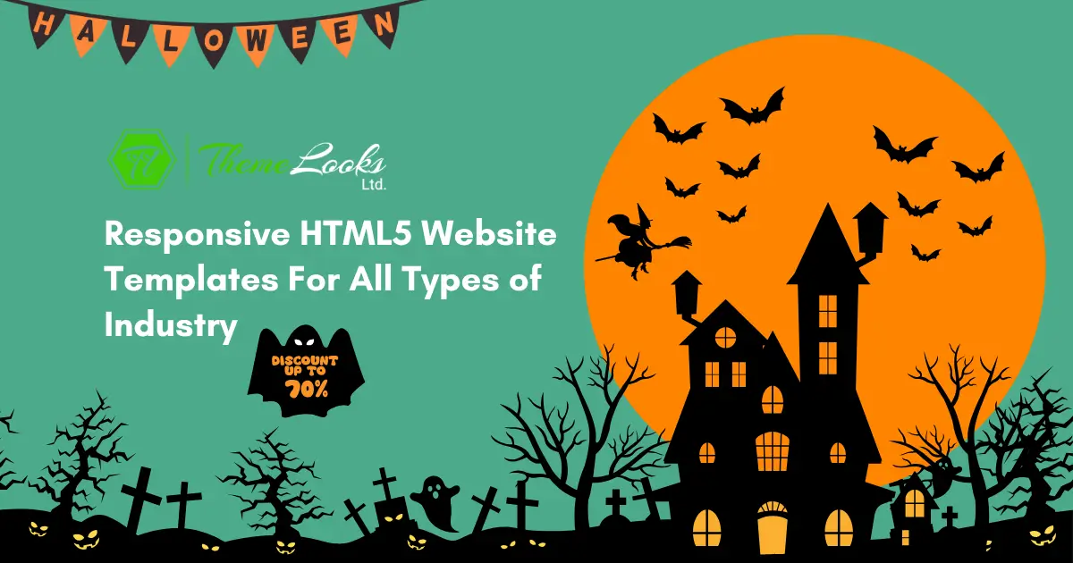 Best WordPress Halloween Deals 2025 (100+ Deals) 67 ThemeLooks – Responsive HTML5 Website Templates