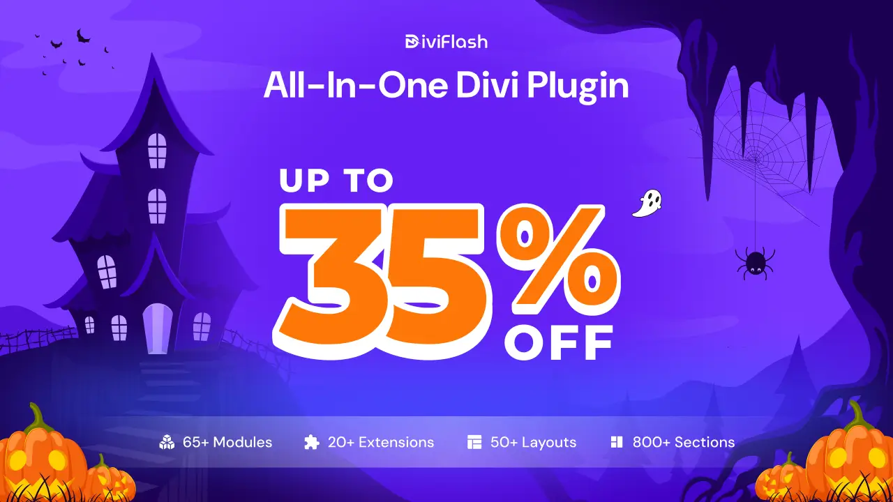 Best WordPress Halloween Deals 2025 (100+ Deals) 83 DiviFlash-Halloween-Deals-2025 - Shamsul Alam Sabuj