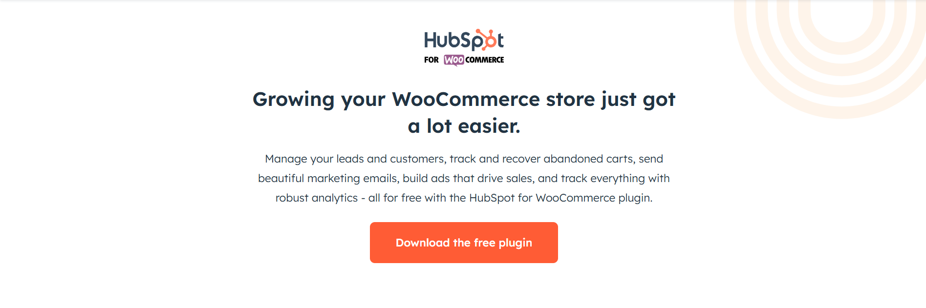 HubSpot for WooCommerce