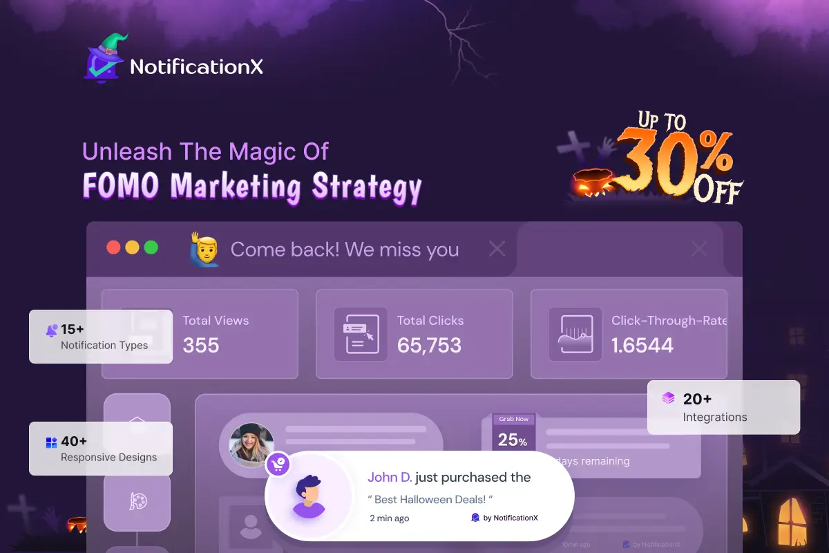Best WordPress Halloween Deals 2025 (100+ Deals) 88 NotificationX
