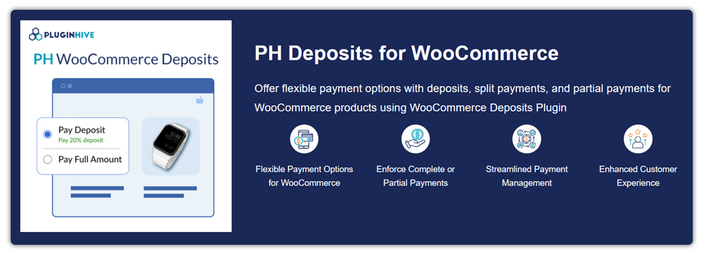 Best WooCommerce Plugins in 2025 (Top Picks) 16 PH WooCommerce Deposits Plugin