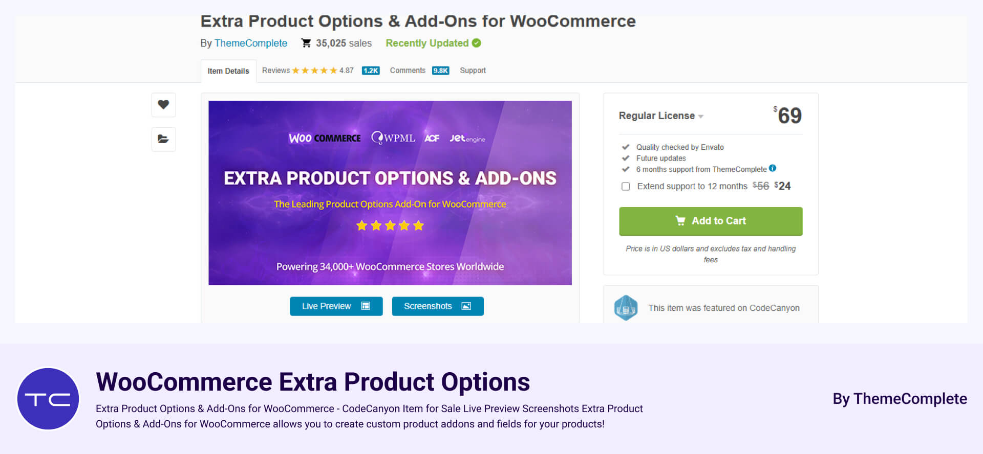 WooCommerce Extra Product Options