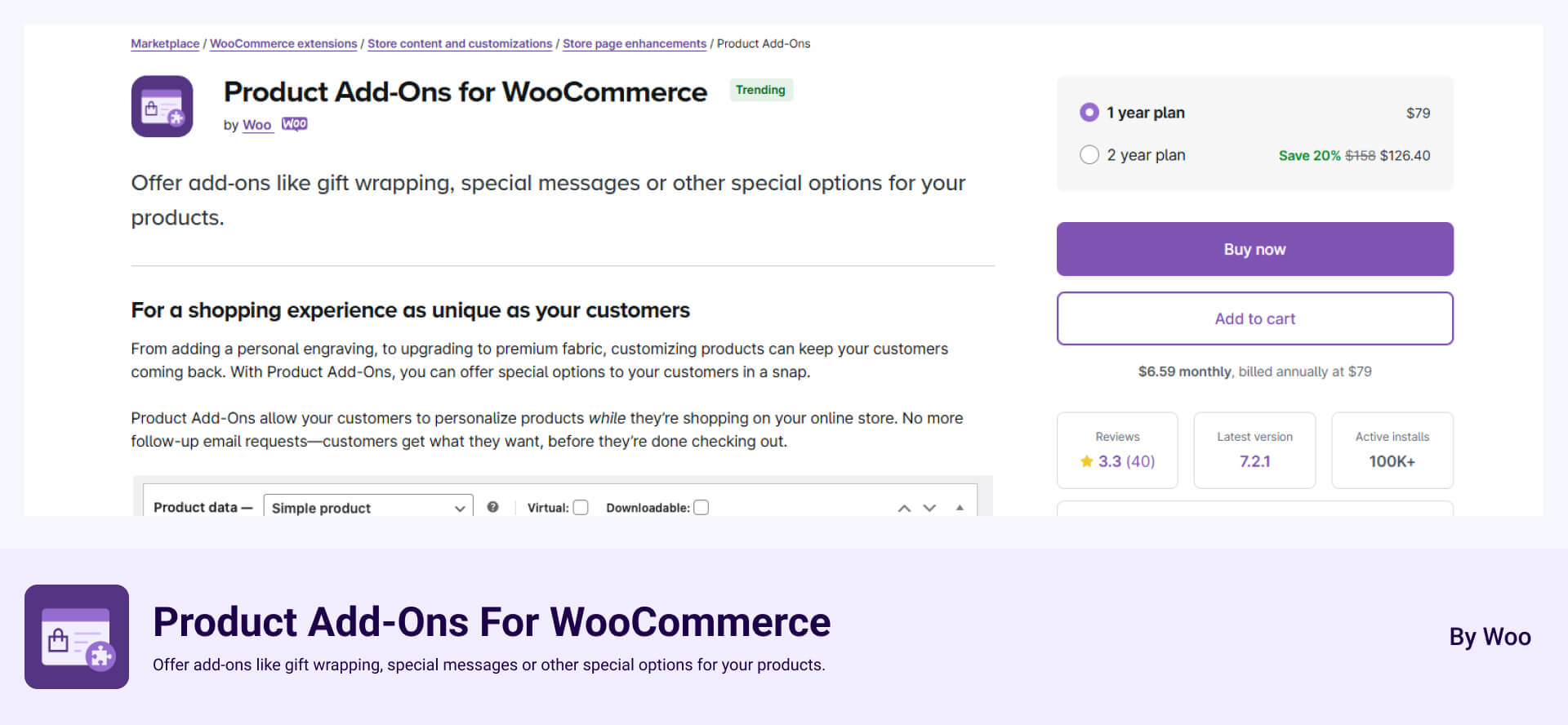 WooCommerce Product Add-Ons