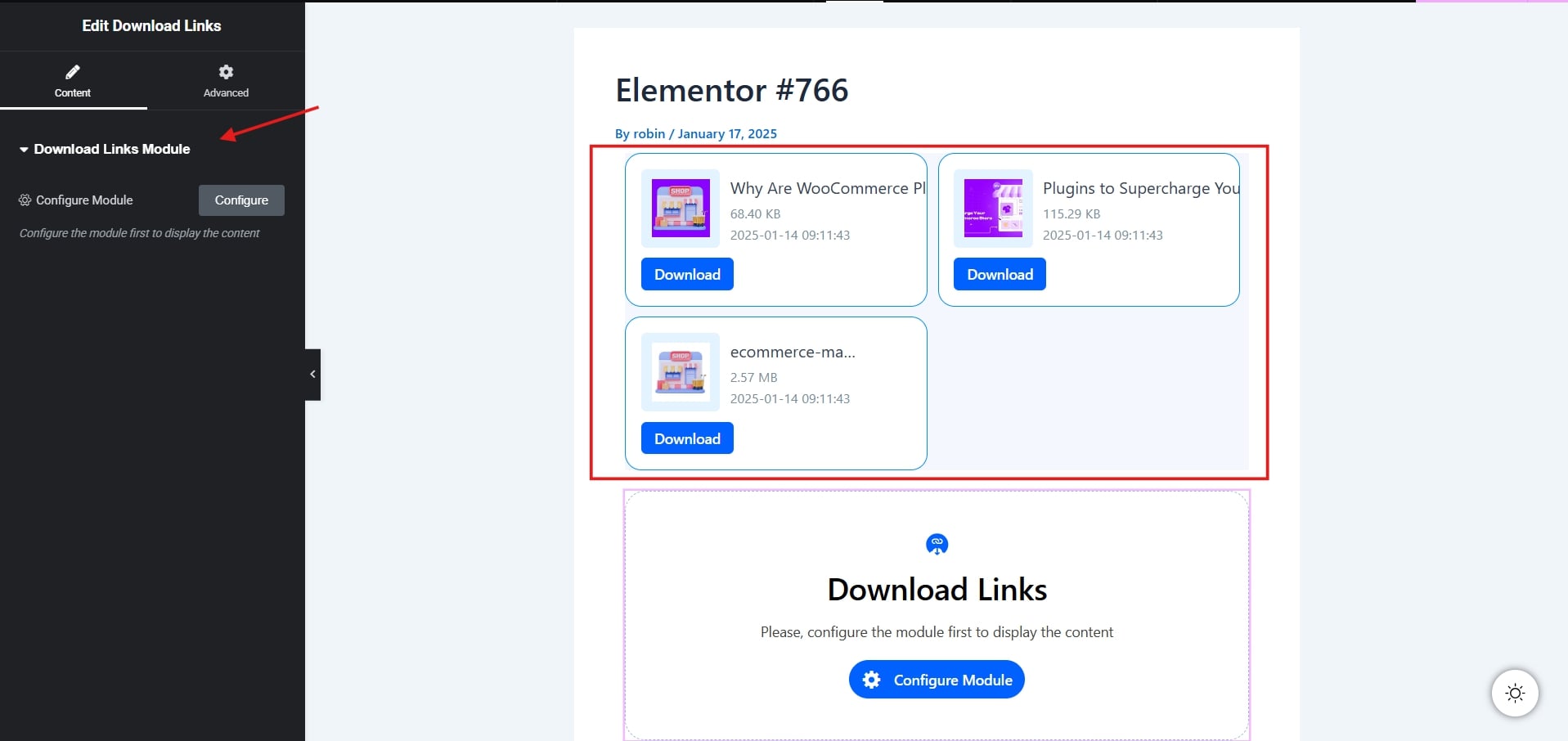 Embed Dropbox Files Into Elementor