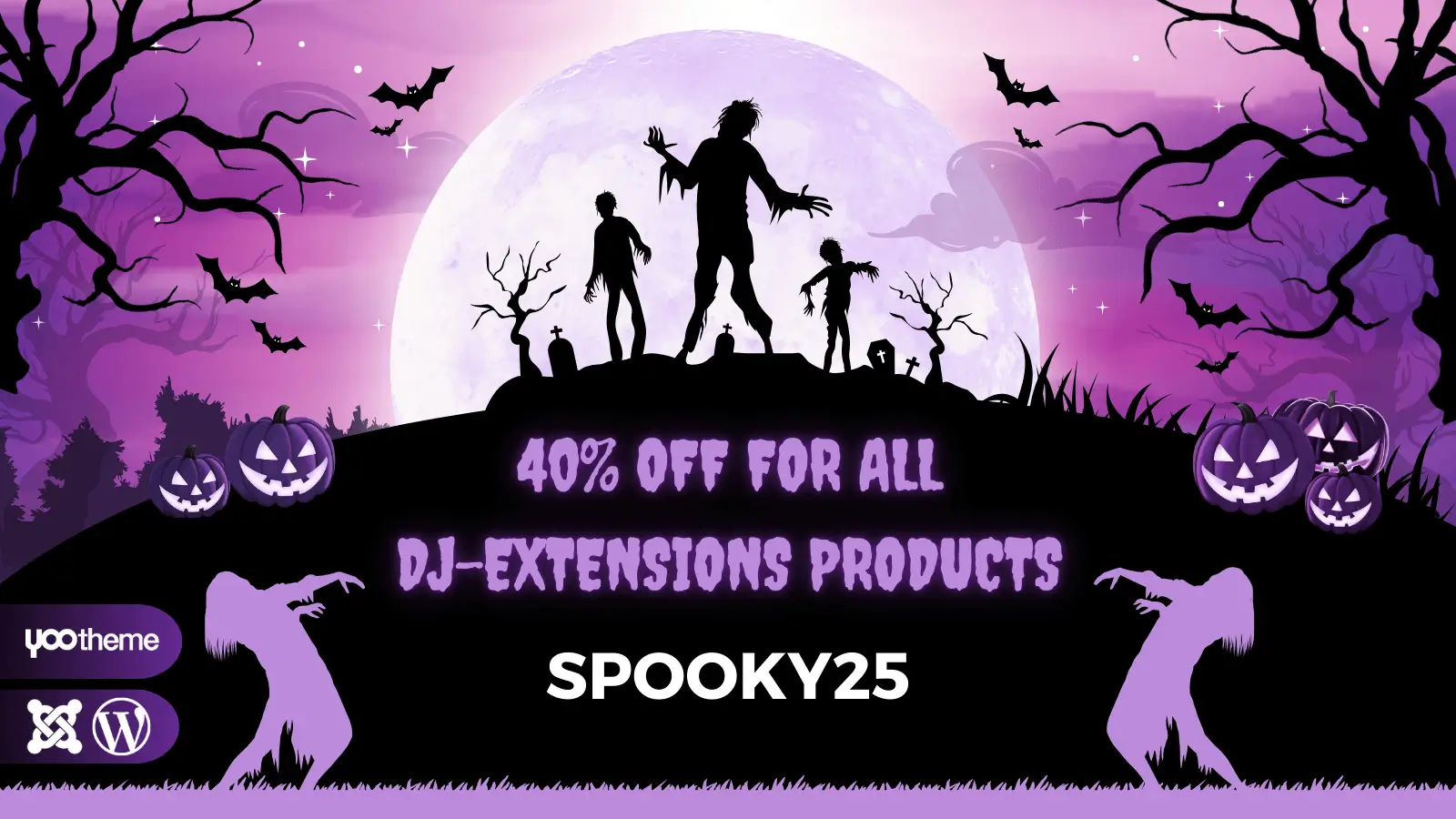Best WordPress Halloween Deals 2025 (100+ Deals) 51 DJ-Extensions 2025 Deal