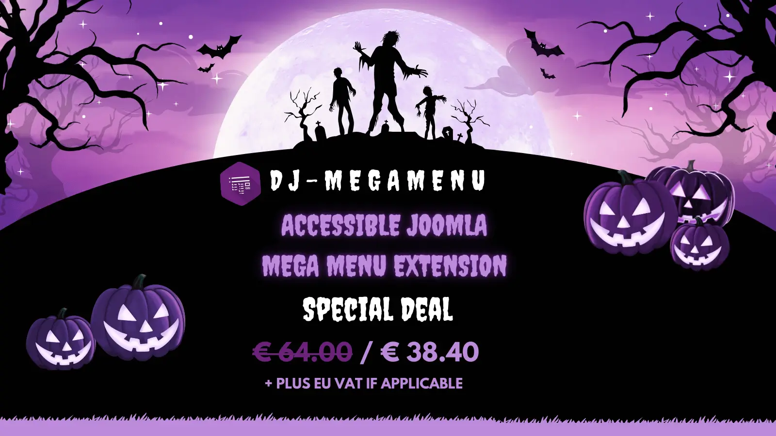Best WordPress Halloween Deals 2025 (100+ Deals) 54 DJ-MegaMenu