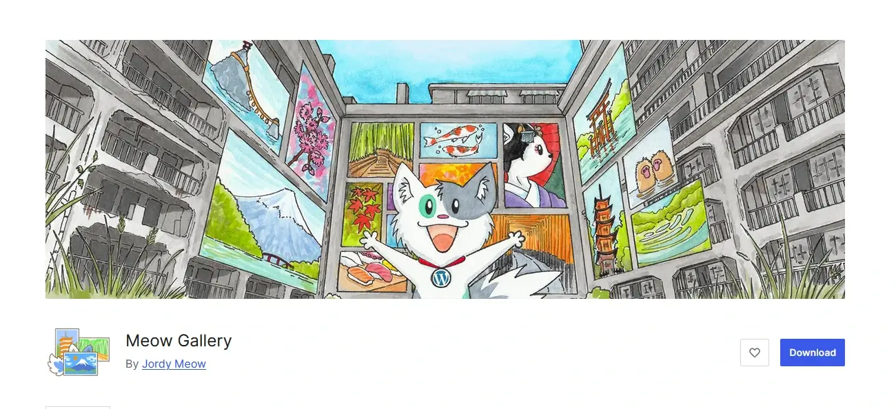 Screenshot of Meow Gallery