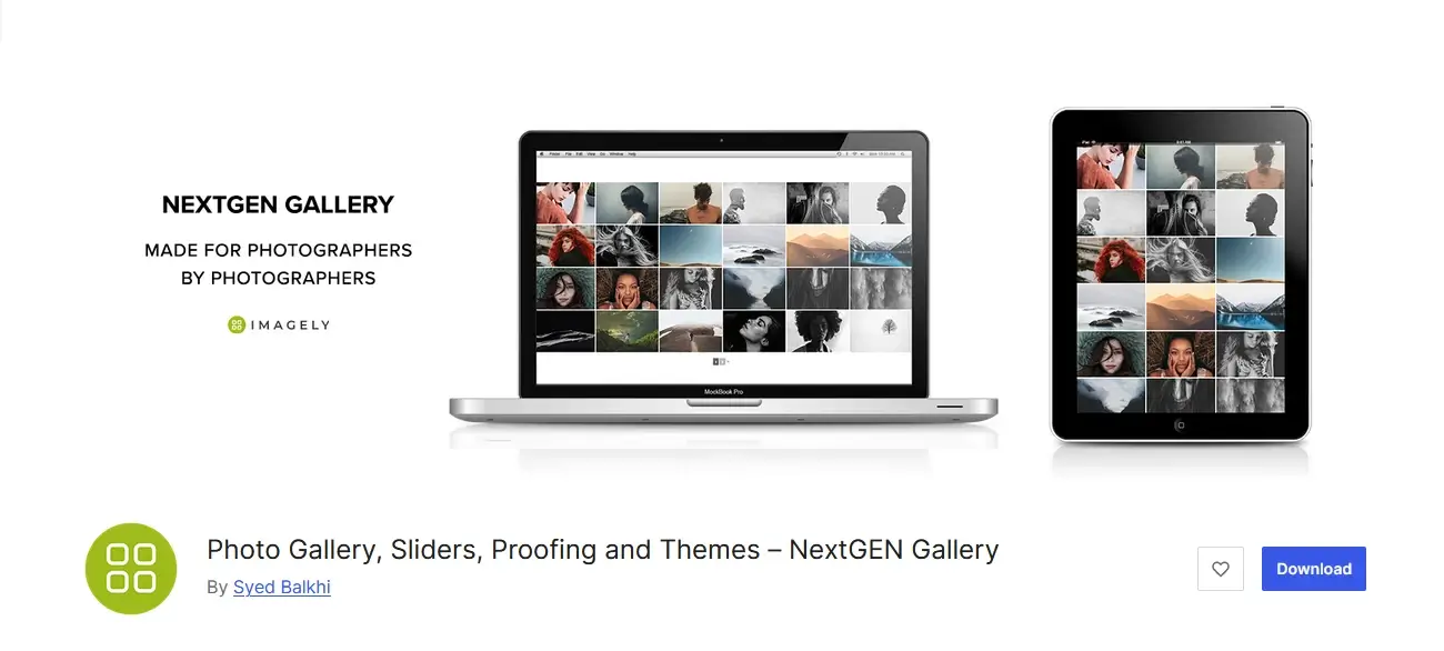 Screenshot of NextGEN Gallery