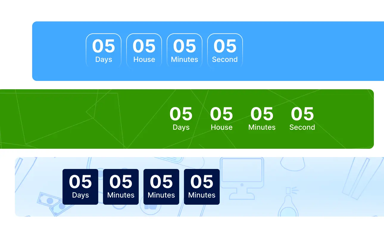 Awesome countdown timer announcement bar