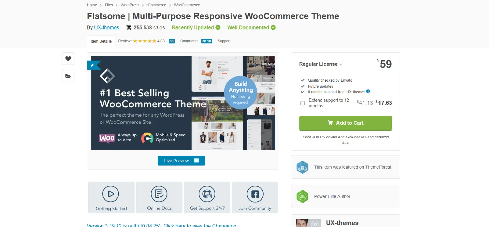 Flatsome Theme Banner