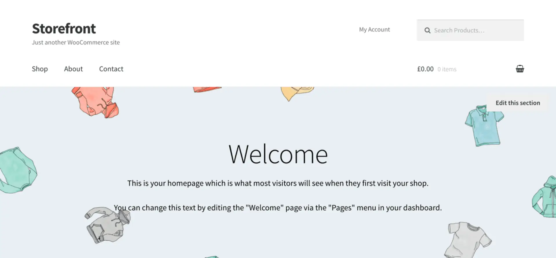 Storefront Theme Banner