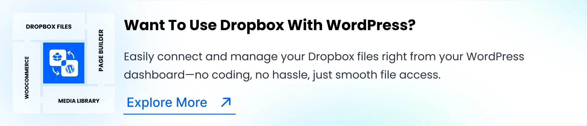 Want To Use Dropbox With WordPress