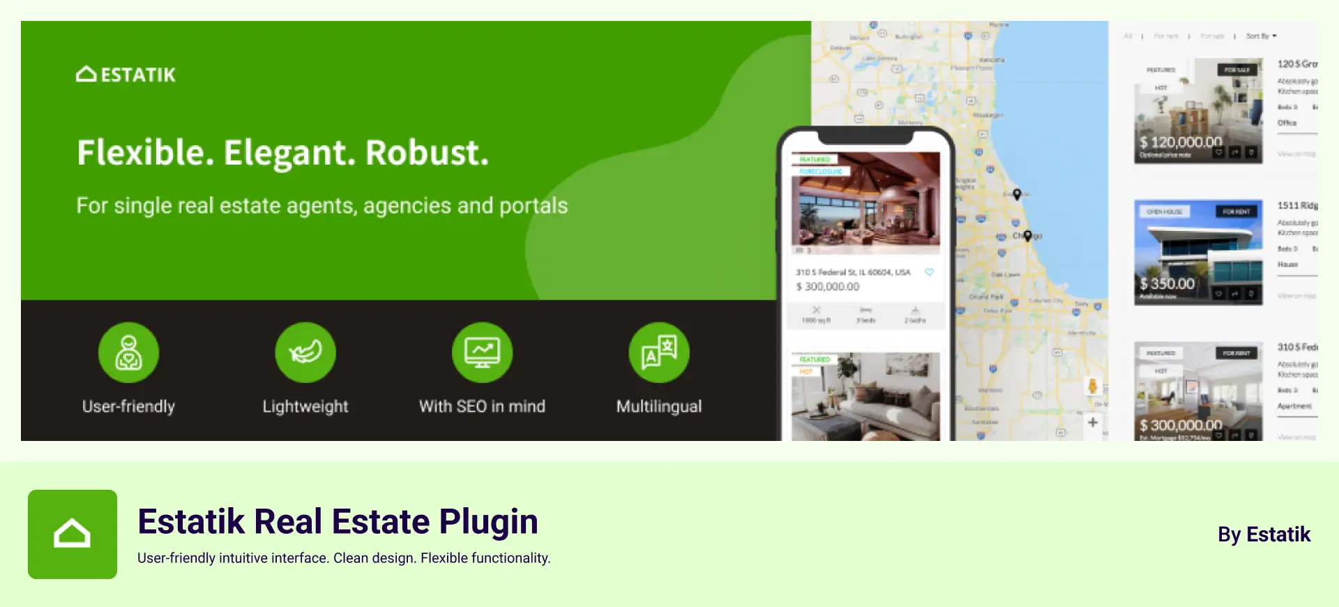 6+ Best WordPress Real Estate Plugins In 2025 2 WordPress Real Estate Plugin Estatik Real Estate Plugin