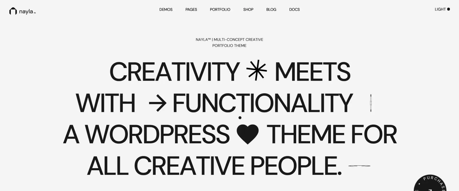 photography WordPress themes Nayla