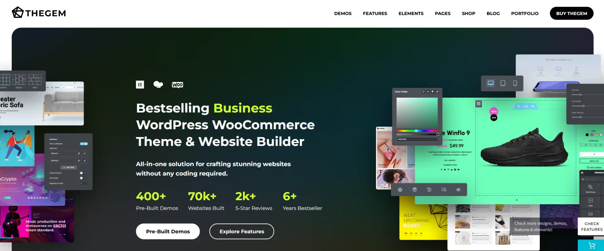 photography WordPress themes TheGem