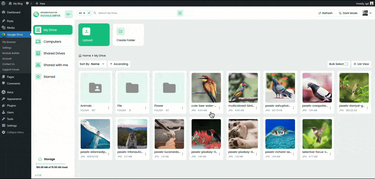 Integration For Google Drive File Move