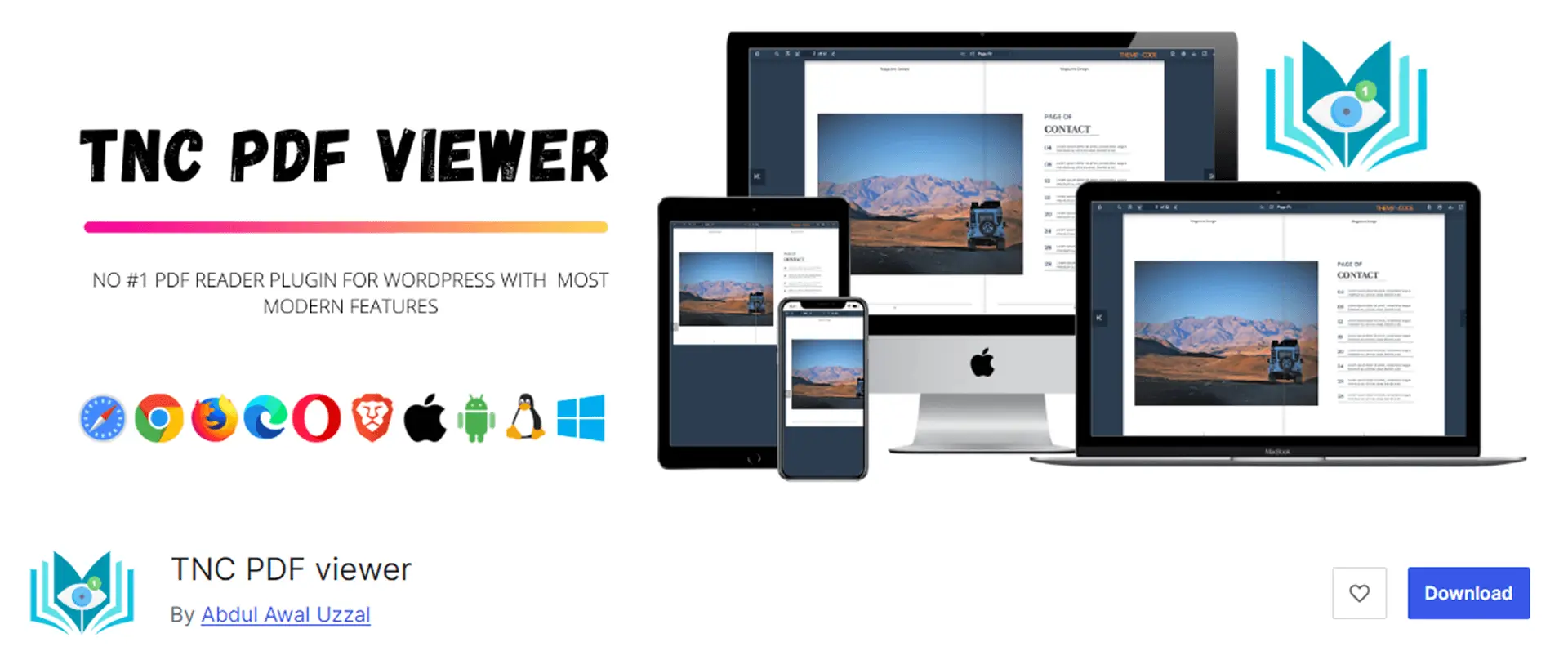 9 Best PDF Plugins for WordPress in 2025 8 7 TNC PDF Viewer
