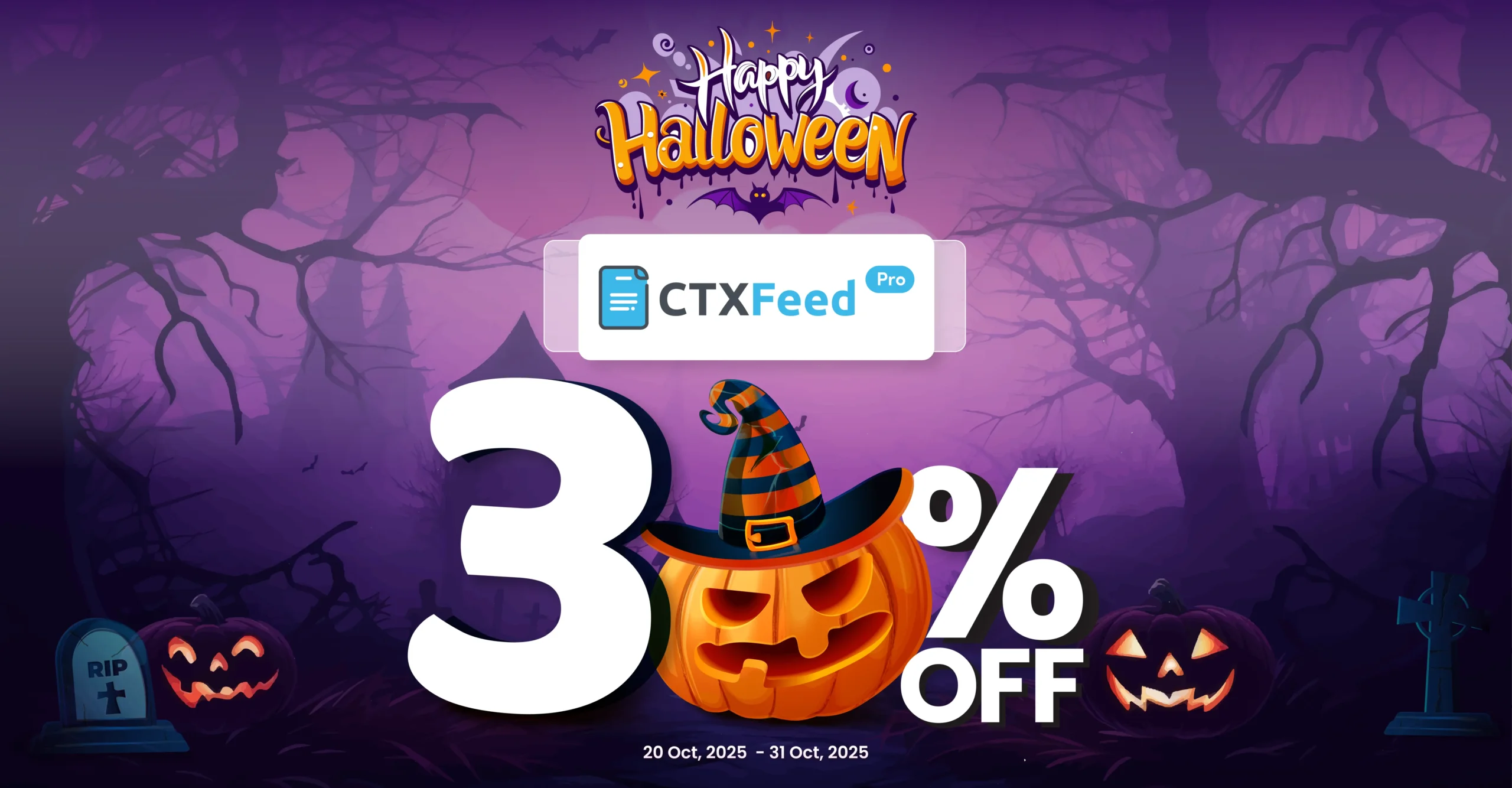 CTX Feed Plugin Halloween Deal scaled