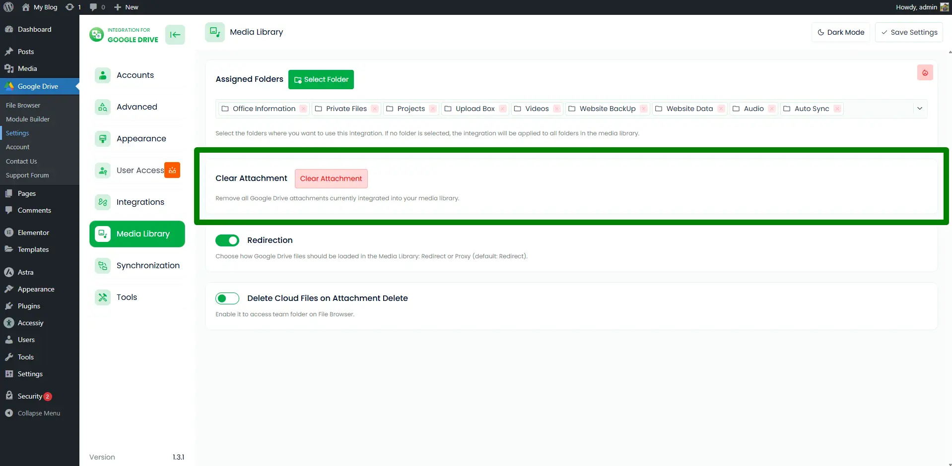 How to Enable Google Drive Integration with Media Library? 4 Google Drive Media Library Integration Clear Google Drive Attachments from Media Library