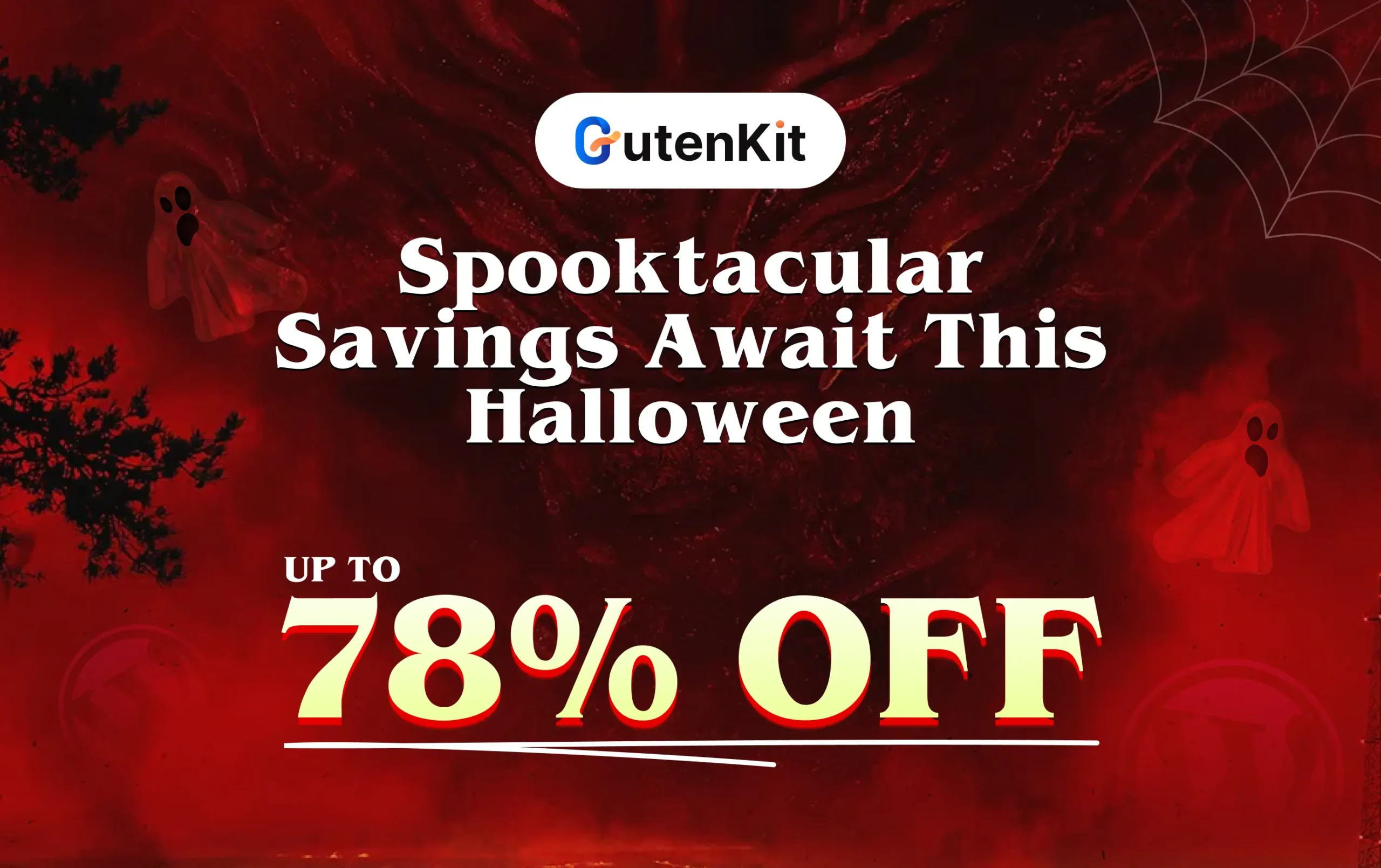 Best WordPress Halloween Deals 2025 (100+ Deals) 73 GutenKit