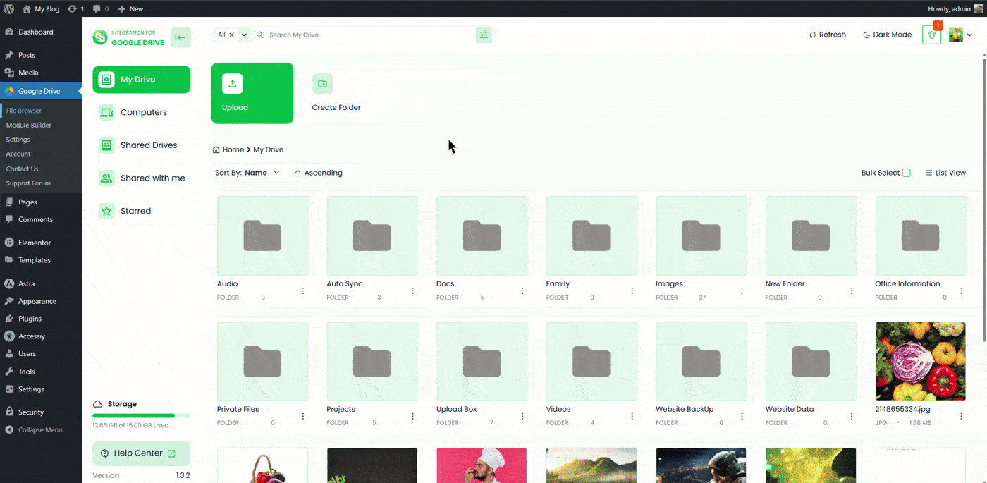 How to Use Integration for Google Drive In Elementor? 1 How to Use Integration for Google Drive In Elementor
