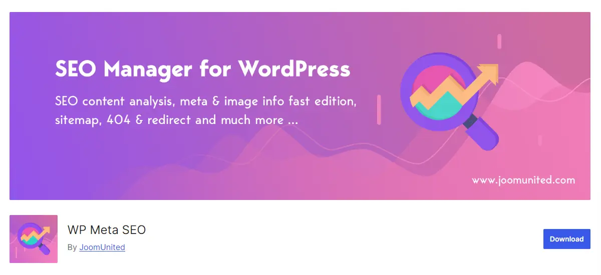WP Meta SEO WordPress Banner