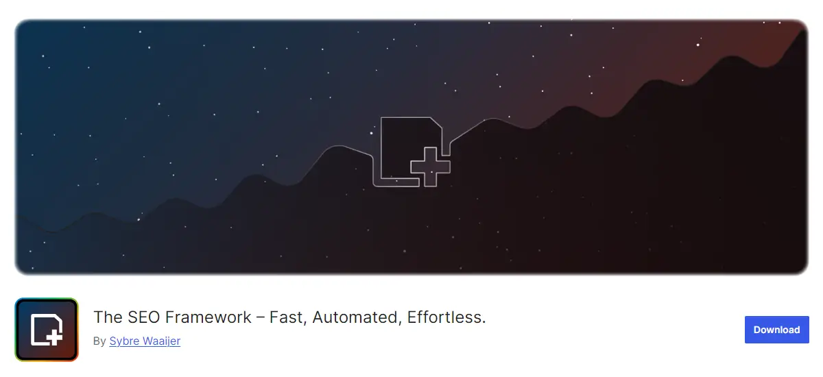 The SEO Framework WordPress Banner