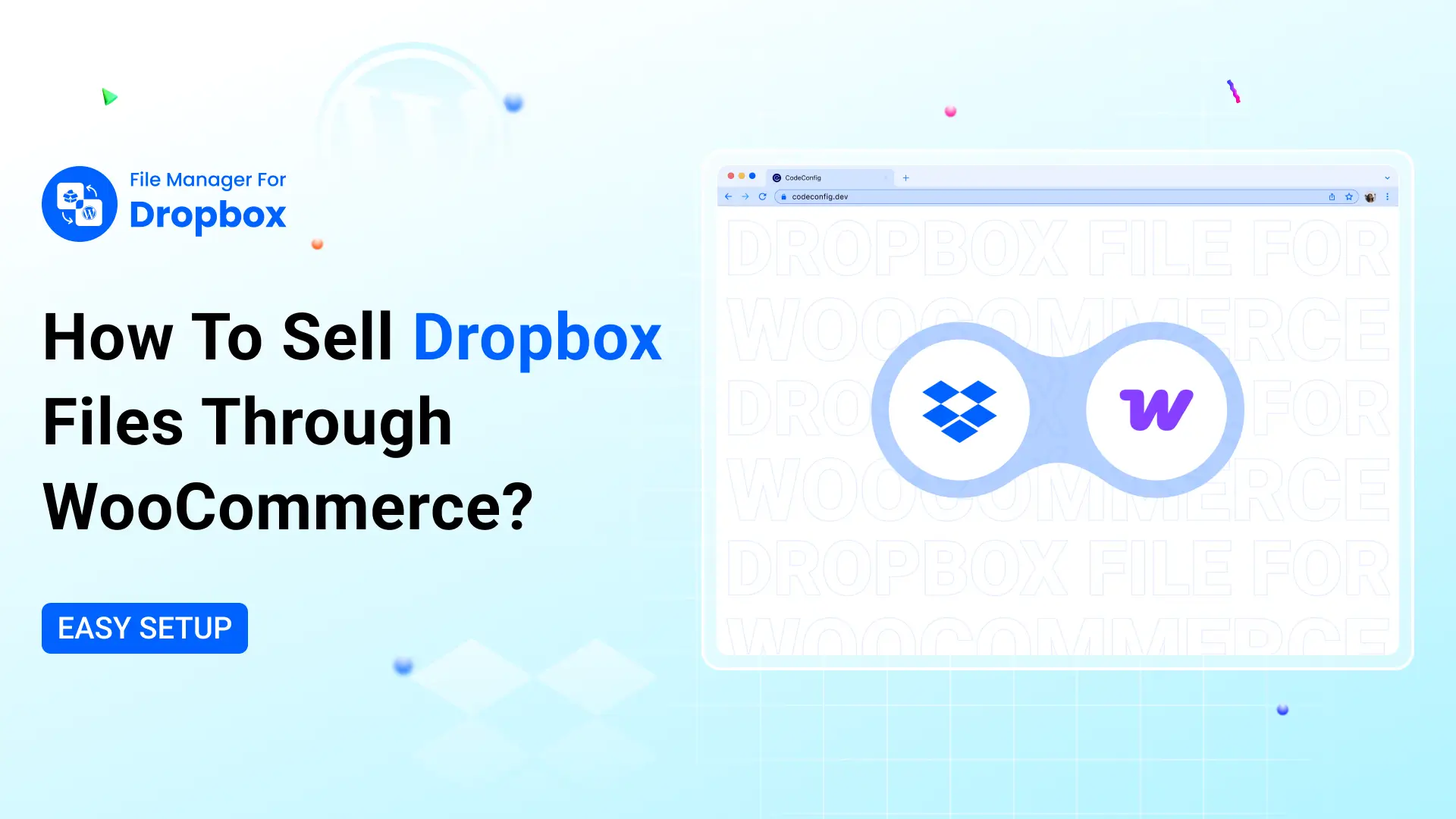 How to Sell Dropbox Files Through WooCommerce